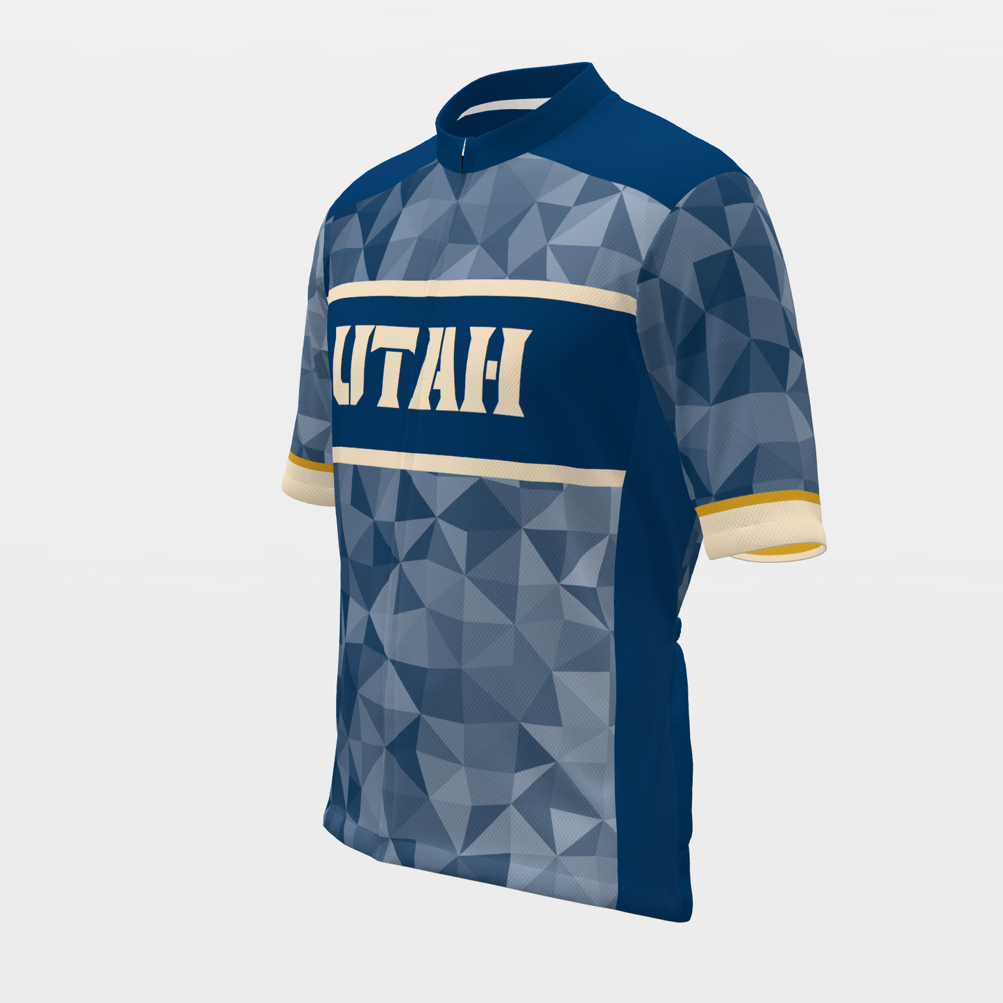 Utah State Race Kit — modern speed-fade Cycling Jersey – Front Left view