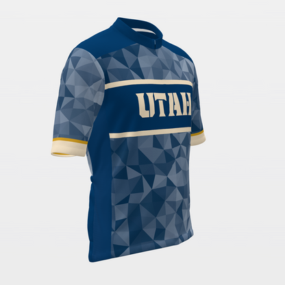 Utah State Race Kit — modern speed-fade Cycling Jersey – Front Right view