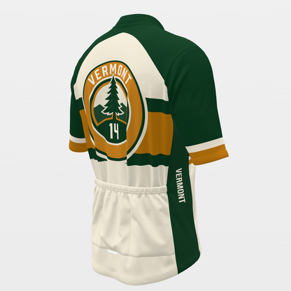 Vermont State Race Kit — sponsor-band Cycling Jersey – Back Right view