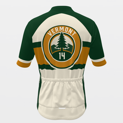 Vermont State Race Kit — sponsor-band Cycling Jersey – Back view