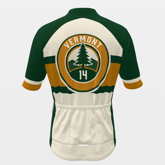 Vermont State Race Kit — sponsor-band Cycling Jersey – Back view