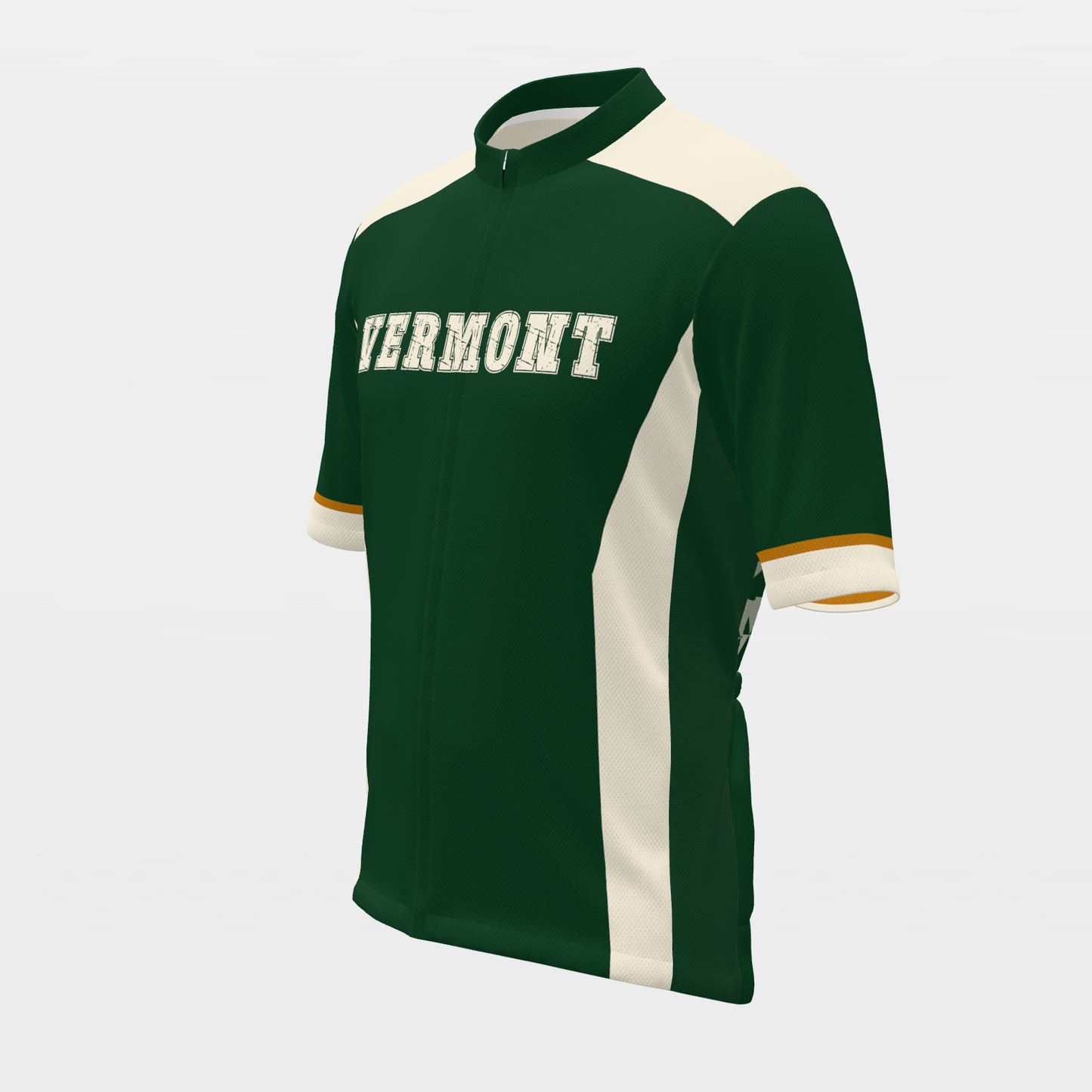 Vermont State Race Kit — modern speed-fade Cycling Jersey – Front Left view