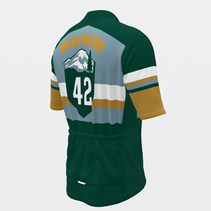 Washington State Race Kit — sponsor-band Cycling Jersey – Back Right view