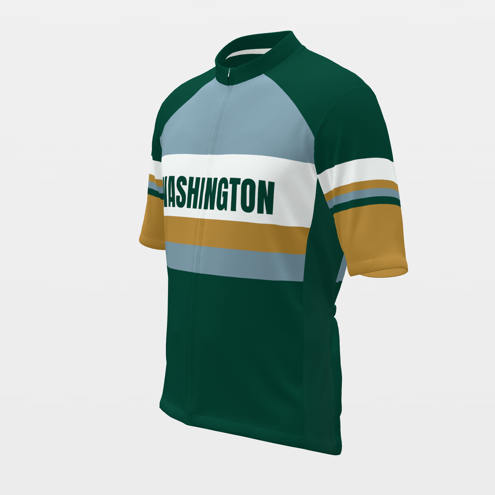 Washington State Race Kit — sponsor-band Cycling Jersey – Front Left view