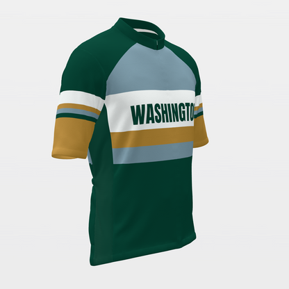 Washington State Race Kit — sponsor-band Cycling Jersey – Front Right view