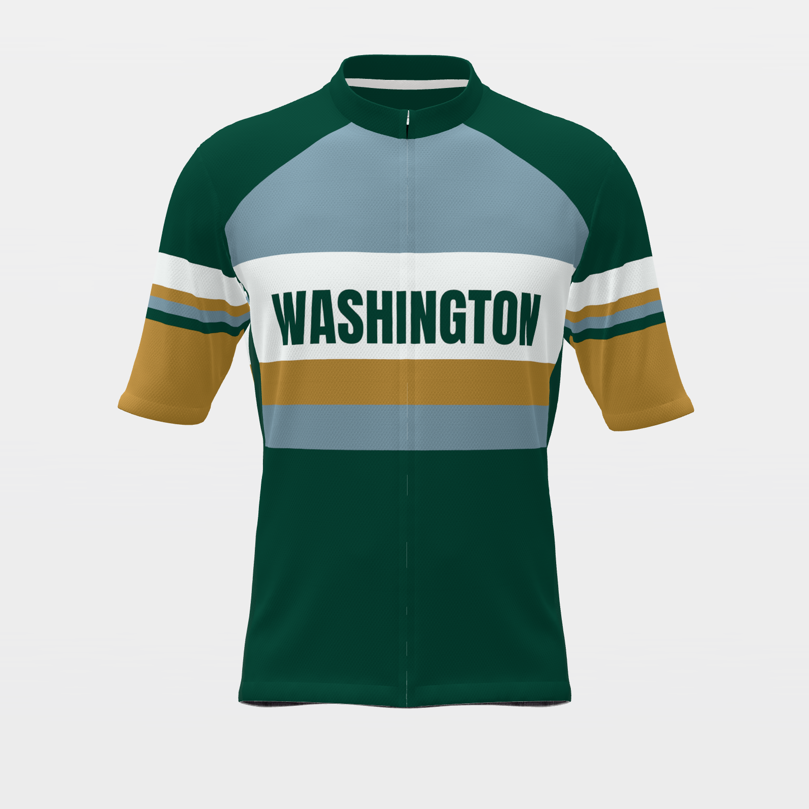 Washington State Race Kit — sponsor-band Cycling Jersey – Front view