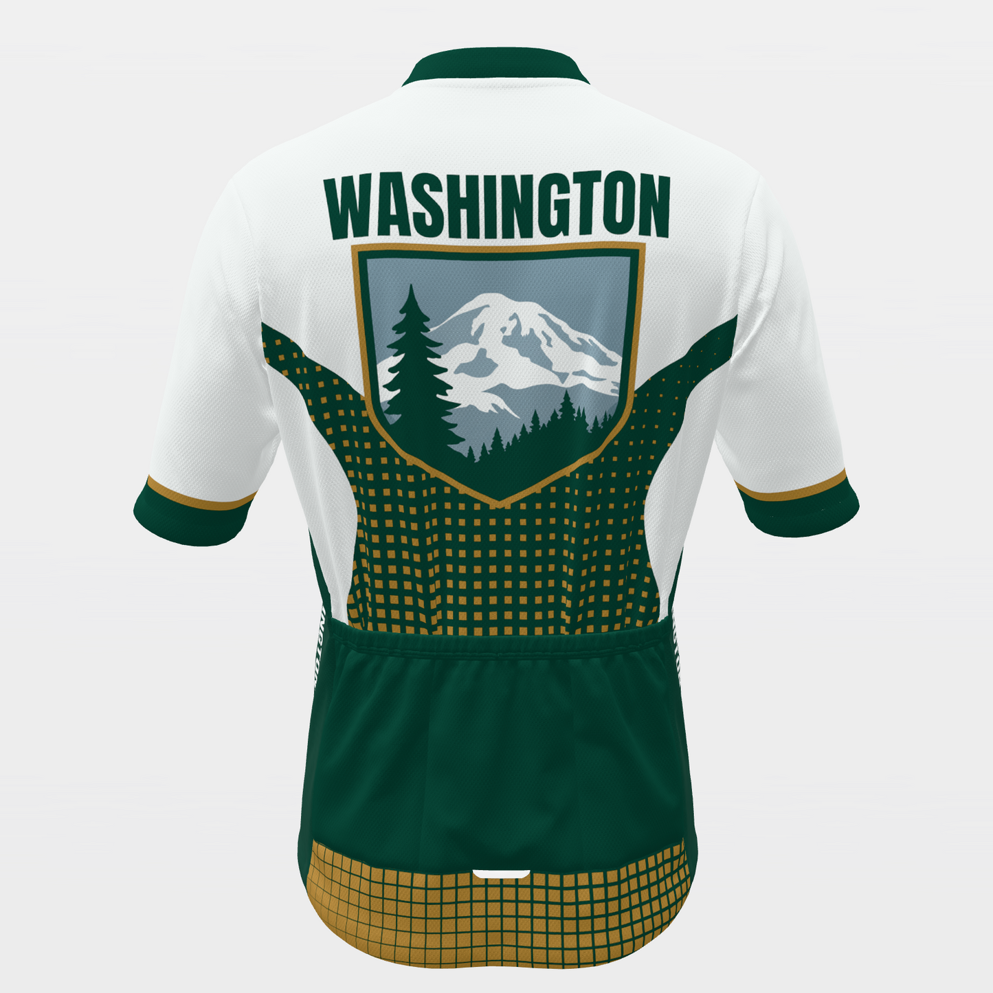 Washington State Race Kit — modern speed-fade Cycling Jersey – Back view