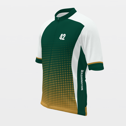 Washington State Race Kit — modern speed-fade Cycling Jersey – Front Left view