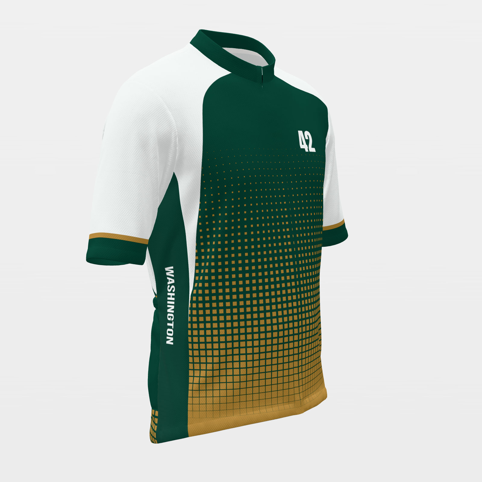Washington State Race Kit — modern speed-fade Cycling Jersey – Front Right view