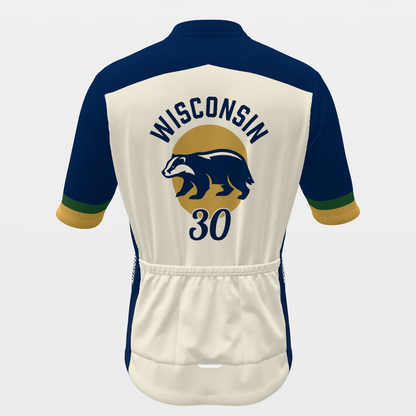 Wisconsin State Race Kit — sponsor-band Cycling Jersey – Back view