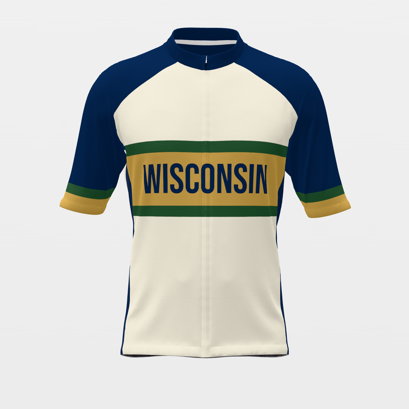Wisconsin State Race Kit — sponsor-band Cycling Jersey – Front view