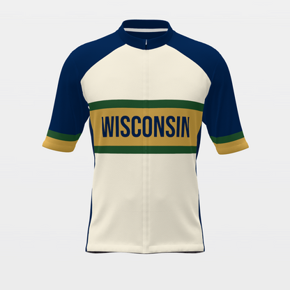 Wisconsin State Race Kit — sponsor-band Cycling Jersey – Front view