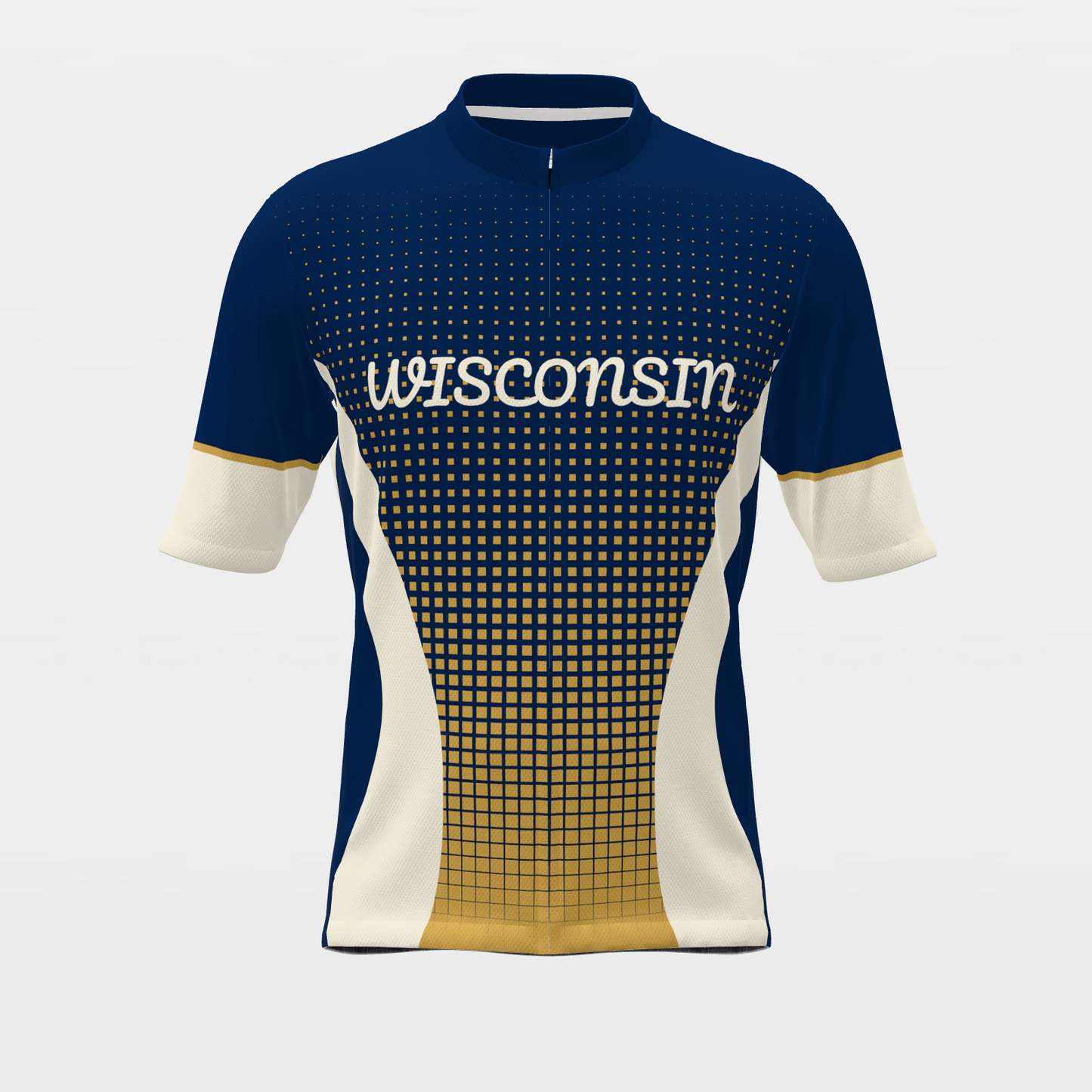 Wisconsin State Race Kit — modern speed-fade Cycling Jersey – Front view