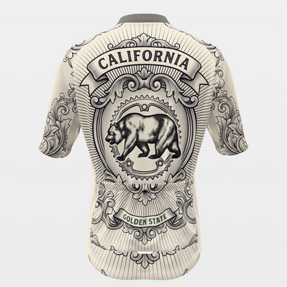 California Blackwork Tattoo Cycling Jersey – Back product view
