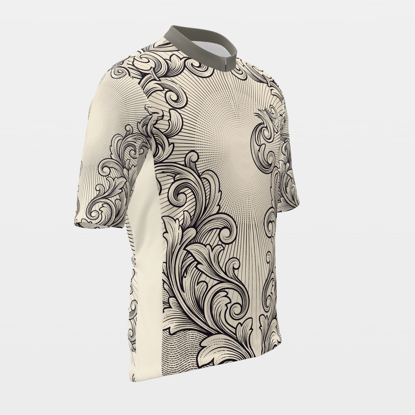 California Blackwork Tattoo Cycling Jersey – Front Right product view
