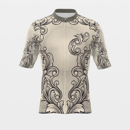 California Blackwork Tattoo Cycling Jersey – Front product view