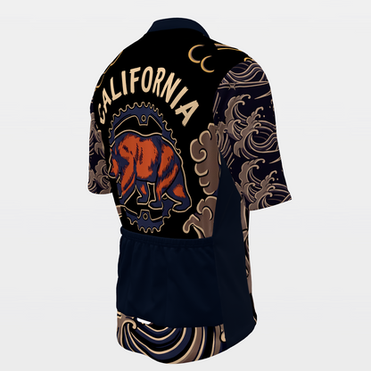 California Irezumi Tattoo Cycling Jersey – Back Right product view