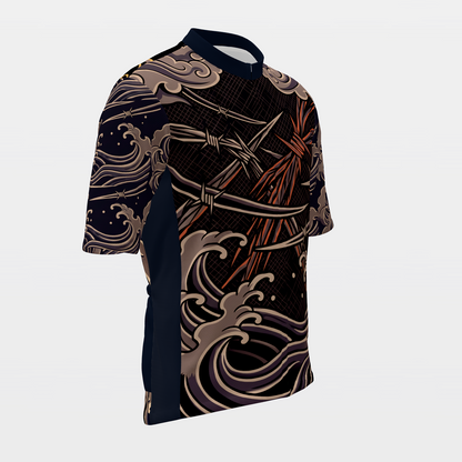 California Irezumi Tattoo Cycling Jersey – Front Right product view
