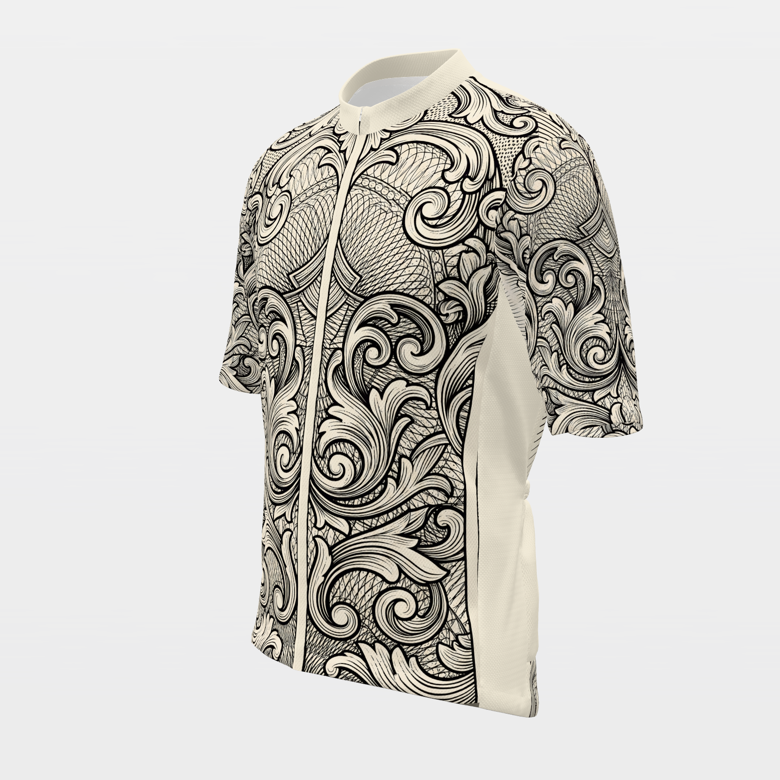 Florida Blackwork Tattoo Cycling Jersey – Front Left product view