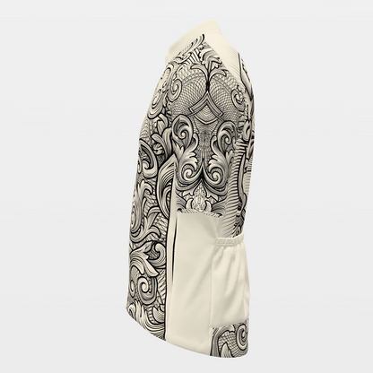 Florida Blackwork Tattoo Cycling Jersey – Left product view
