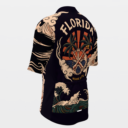 Florida Irezumi Tattoo Cycling Jersey – Back Left product view