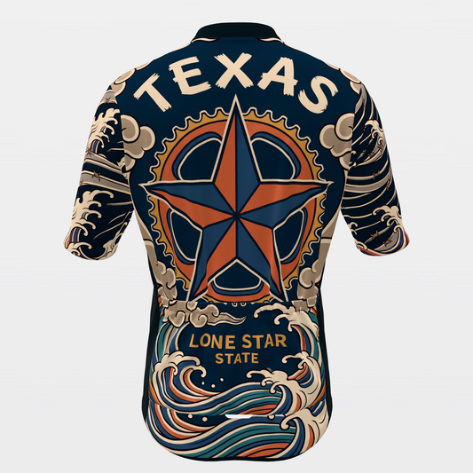 Texas Irezumi Tattoo Cycling Jersey – Back product view