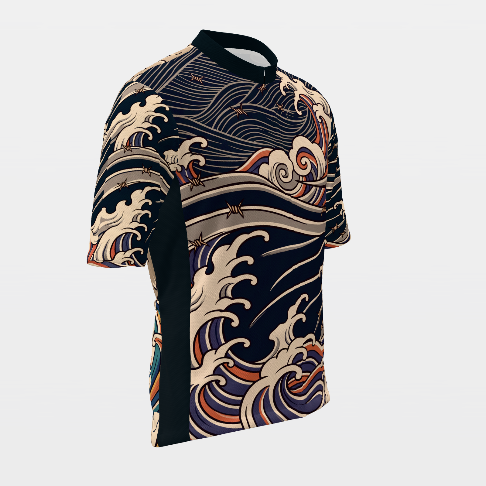 Texas Irezumi Tattoo Cycling Jersey – Front Right product view