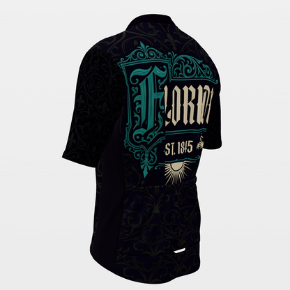 Florida Blackletter Cycling Jersey – Back Left product view