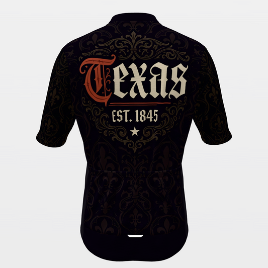 Texas Blackletter Cycling Jersey – Back product view