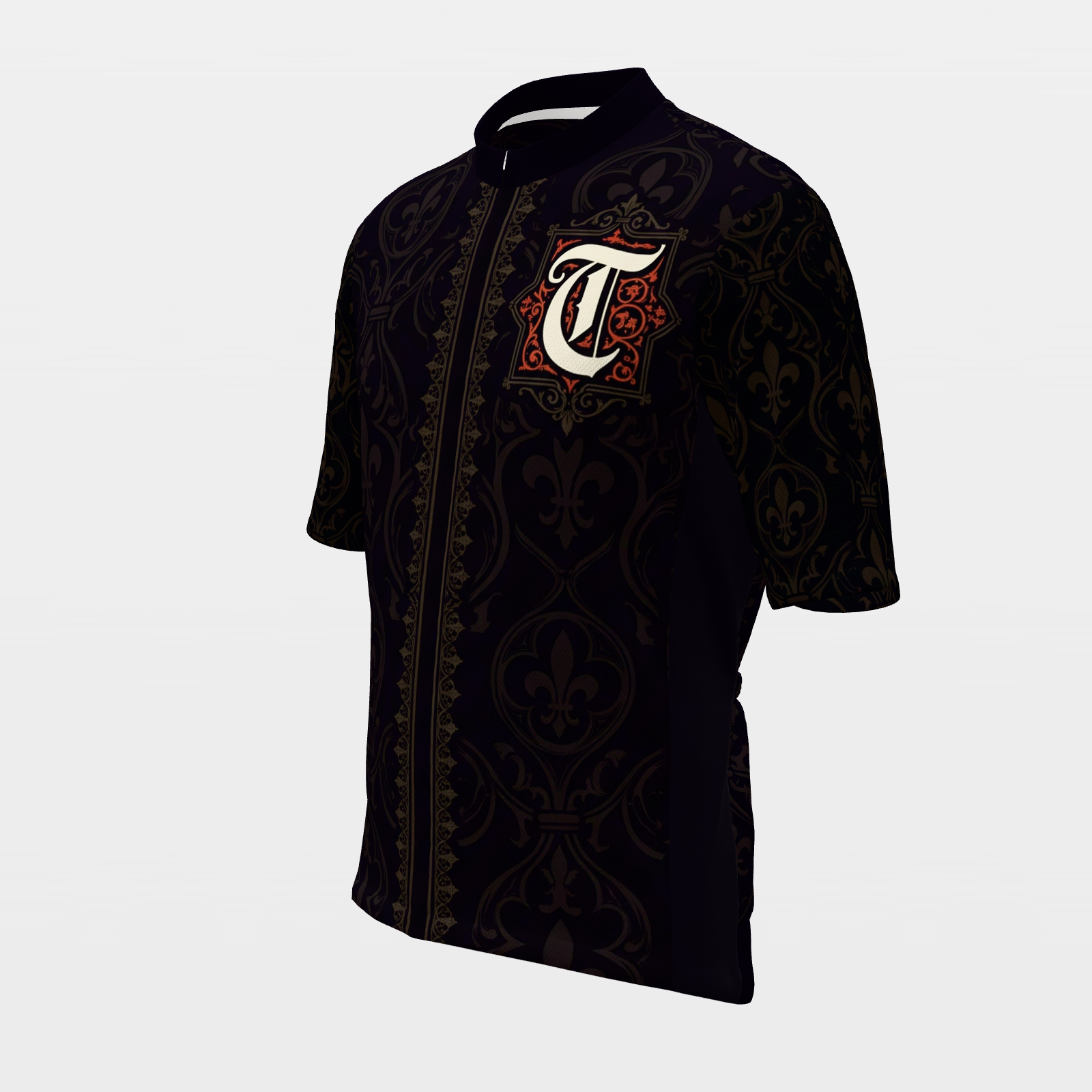 Texas Blackletter Cycling Jersey – Front Left product view