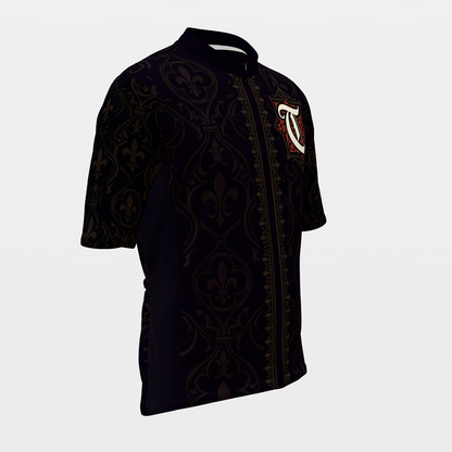 Texas Blackletter Cycling Jersey – Front Right product view