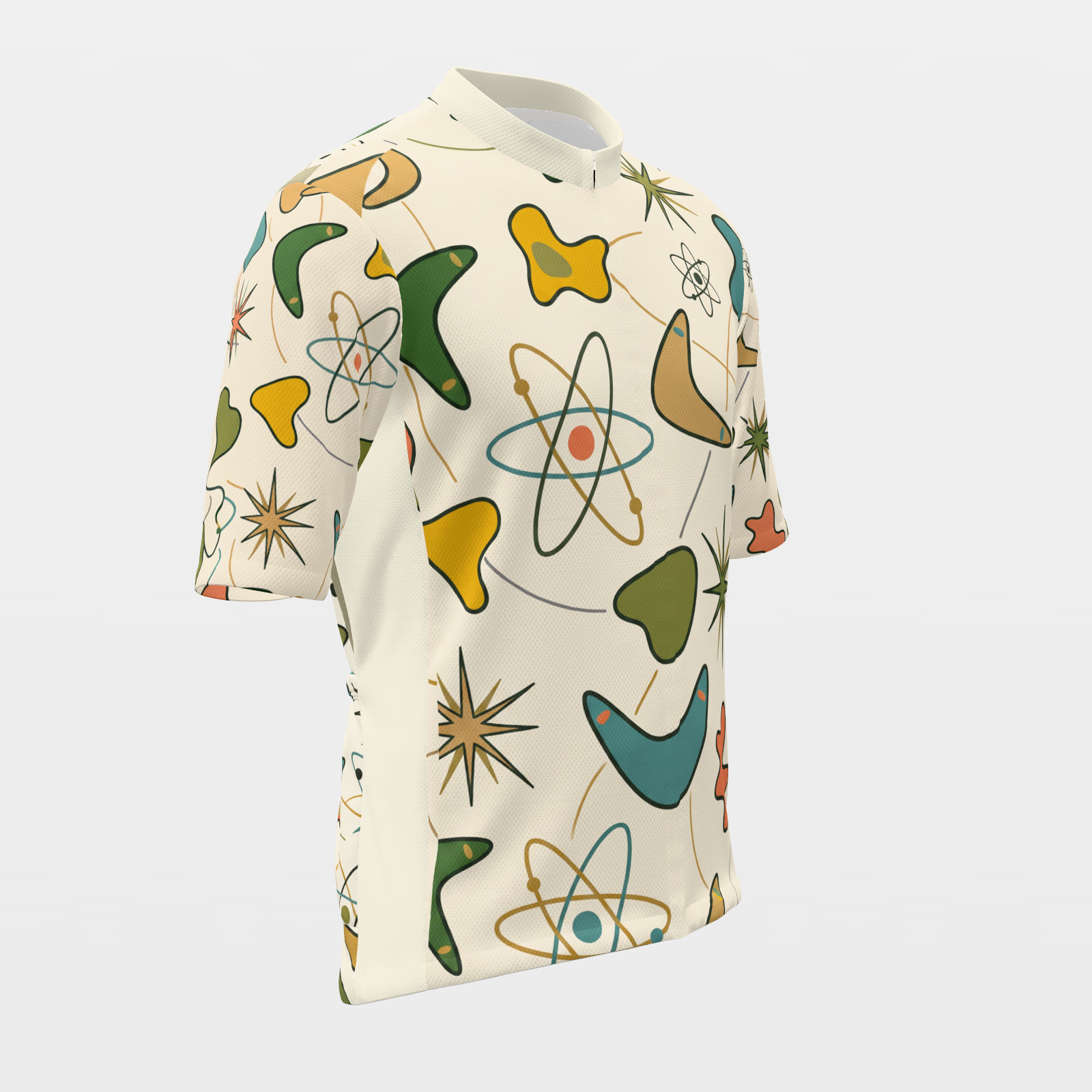 California Atomic Starburst Cycling Jersey – Front Right product view
