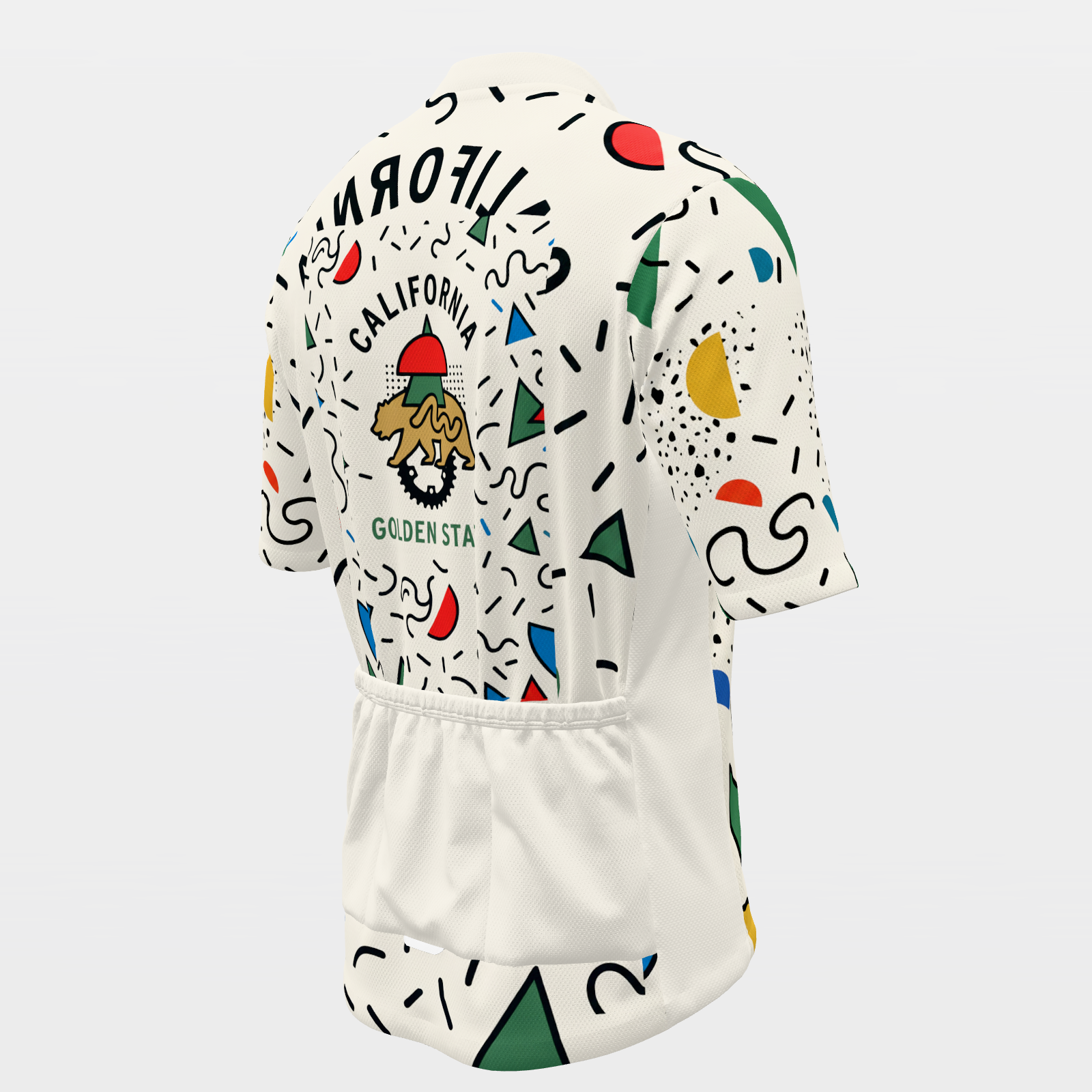 California Memphis Milano Cycling Jersey – Back Right product view