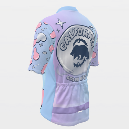 California Chrome Y2K Cycling Jersey – Back Left product view