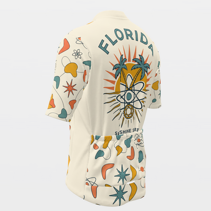 Florida Atomic Starburst Cycling Jersey – Back Left product view