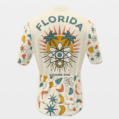 Florida Atomic Starburst Cycling Jersey – Back product view