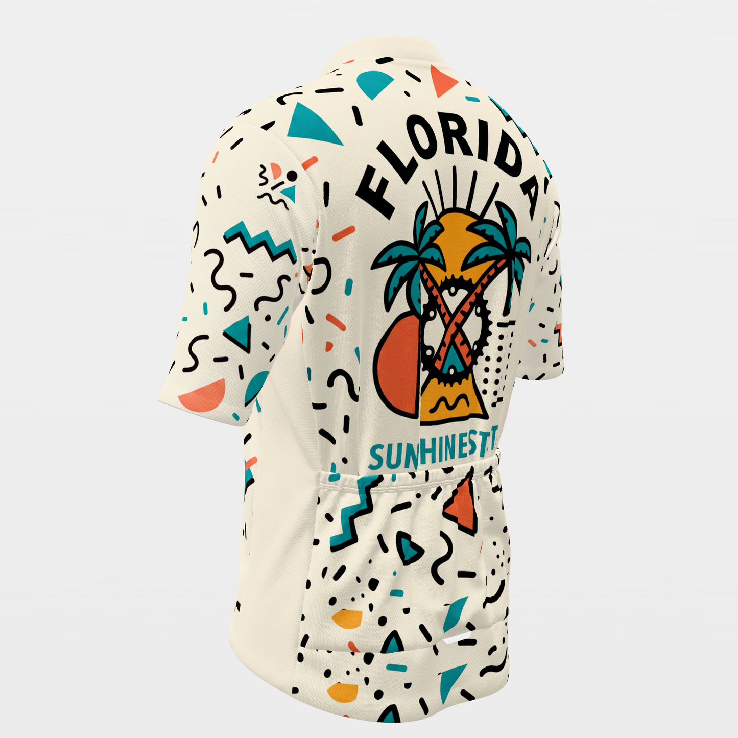 Florida Memphis Milano Cycling Jersey – Back Left product view