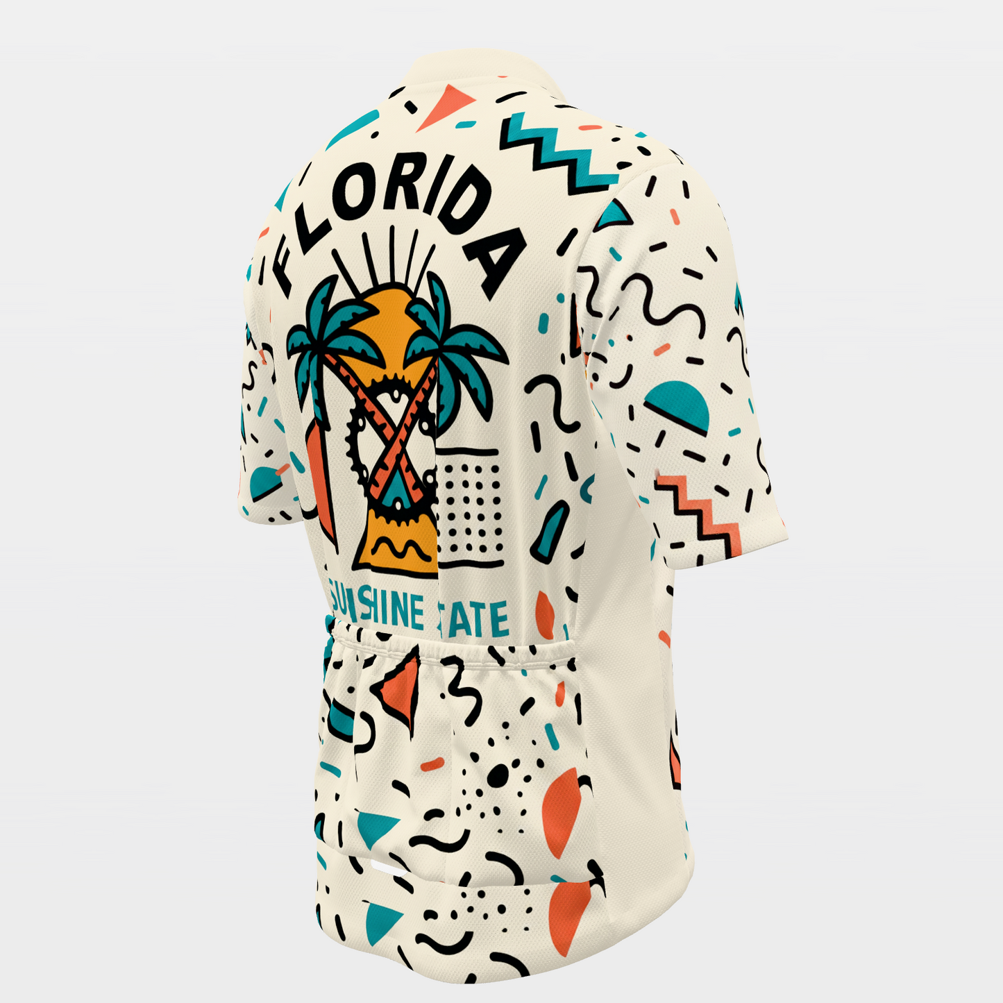 Florida Memphis Milano Cycling Jersey – Back Right product view