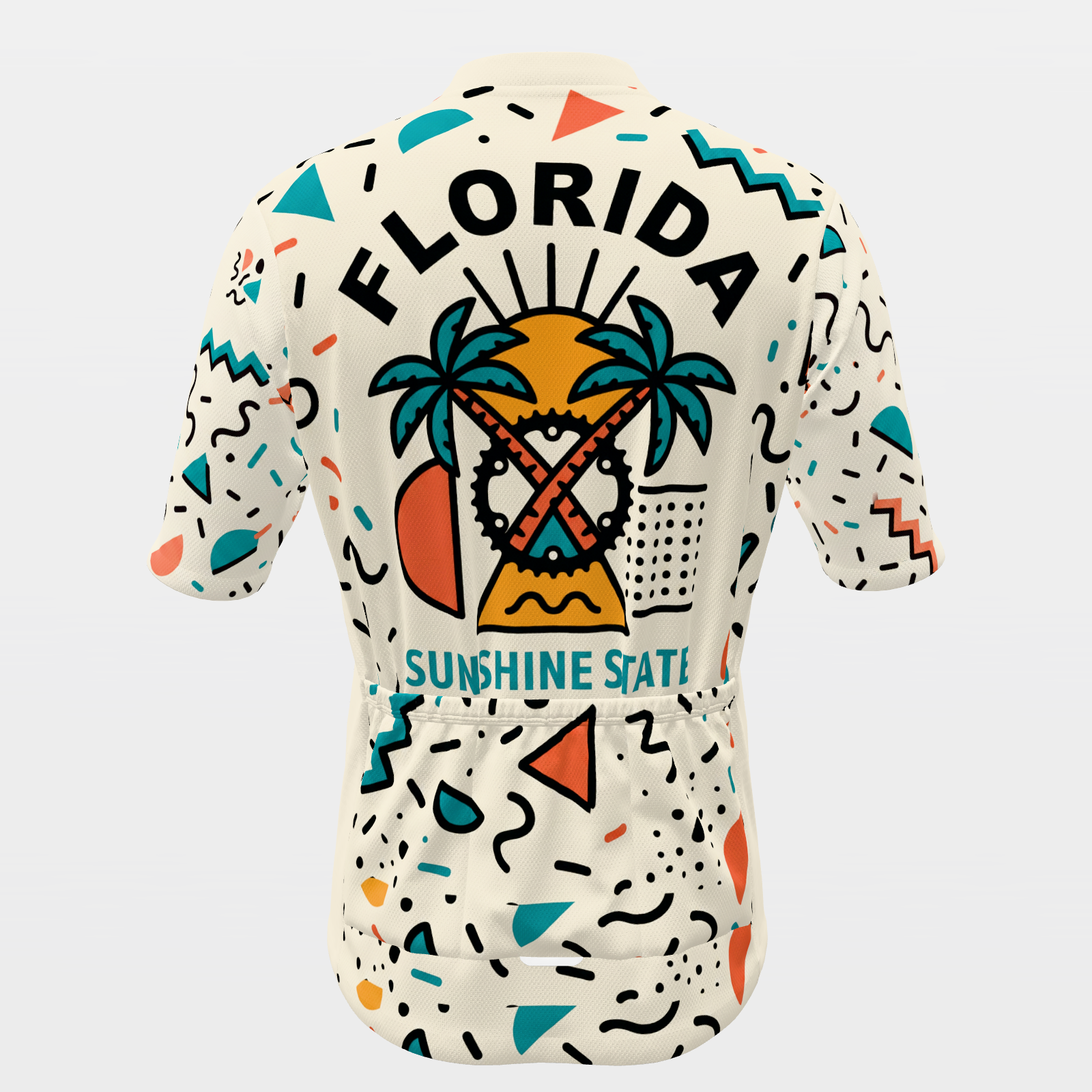 Florida Memphis Milano Cycling Jersey – Back product view