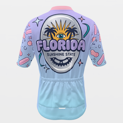 Florida Chrome Y2K Cycling Jersey – Back product view