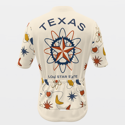 Texas Atomic Starburst Cycling Jersey – Back product view