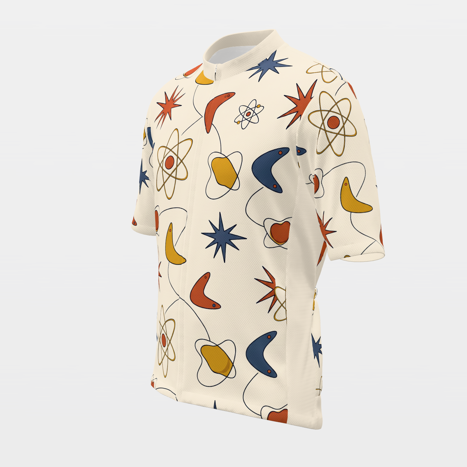Texas Atomic Starburst Cycling Jersey – Front Left product view