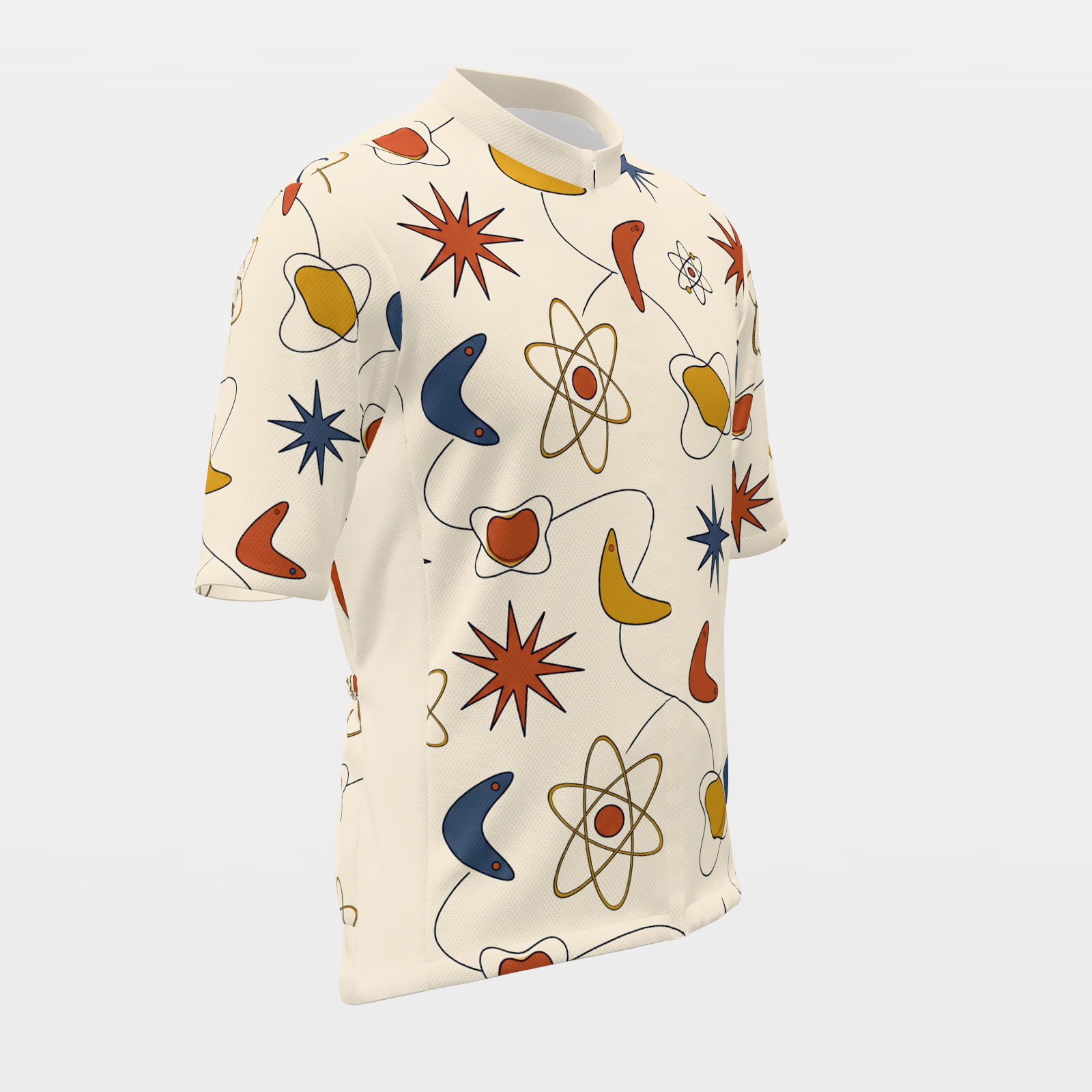 Texas Atomic Starburst Cycling Jersey – Front Right product view