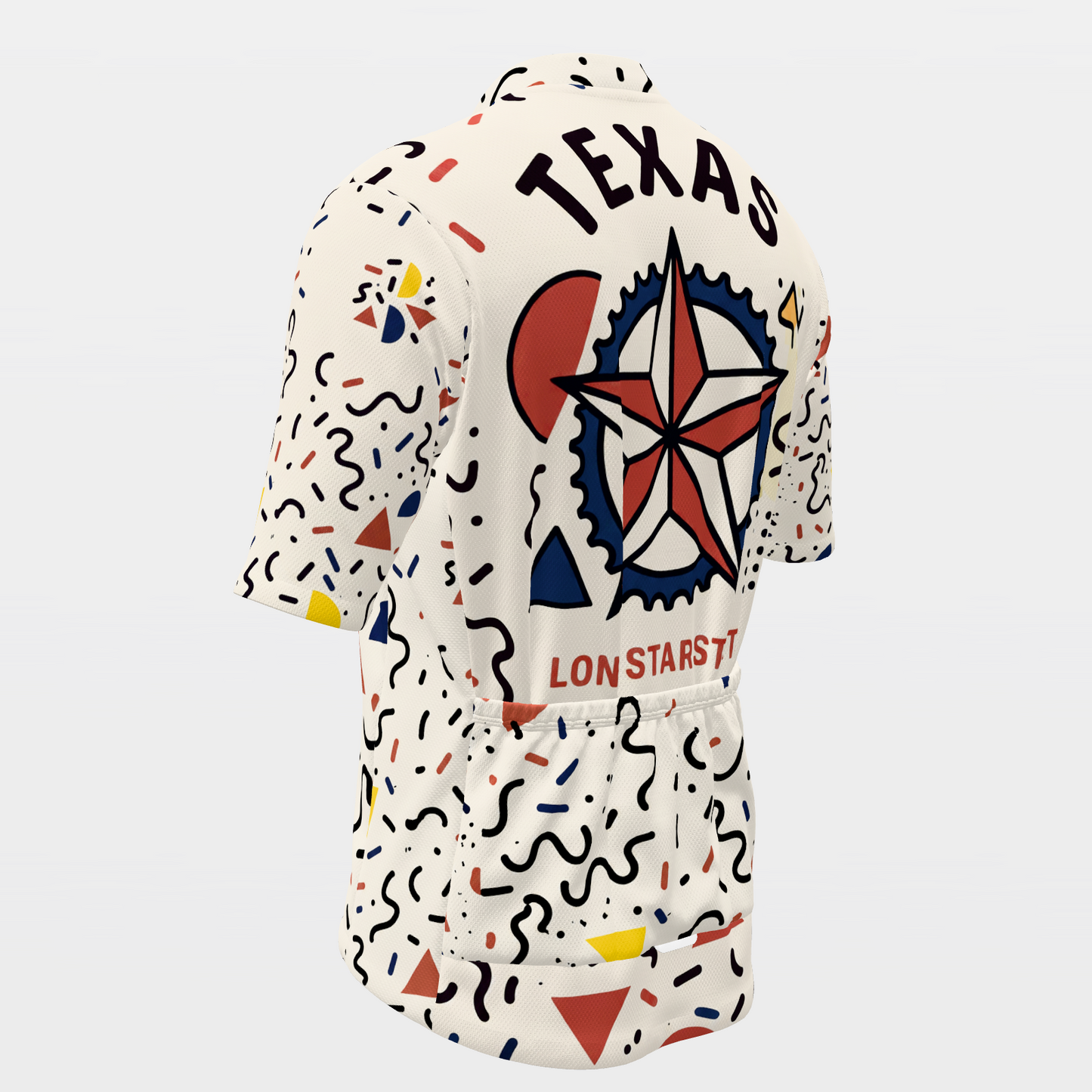 Texas Memphis Milano Cycling Jersey – Back Left product view