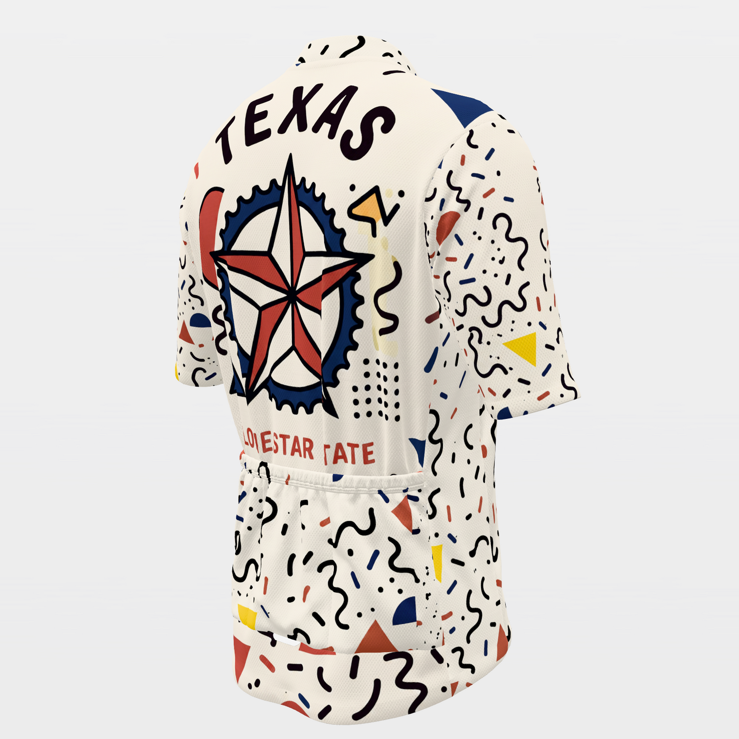 Texas Memphis Milano Cycling Jersey – Back Right product view