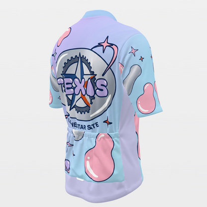 Texas Chrome Y2K Cycling Jersey – Back Right product view