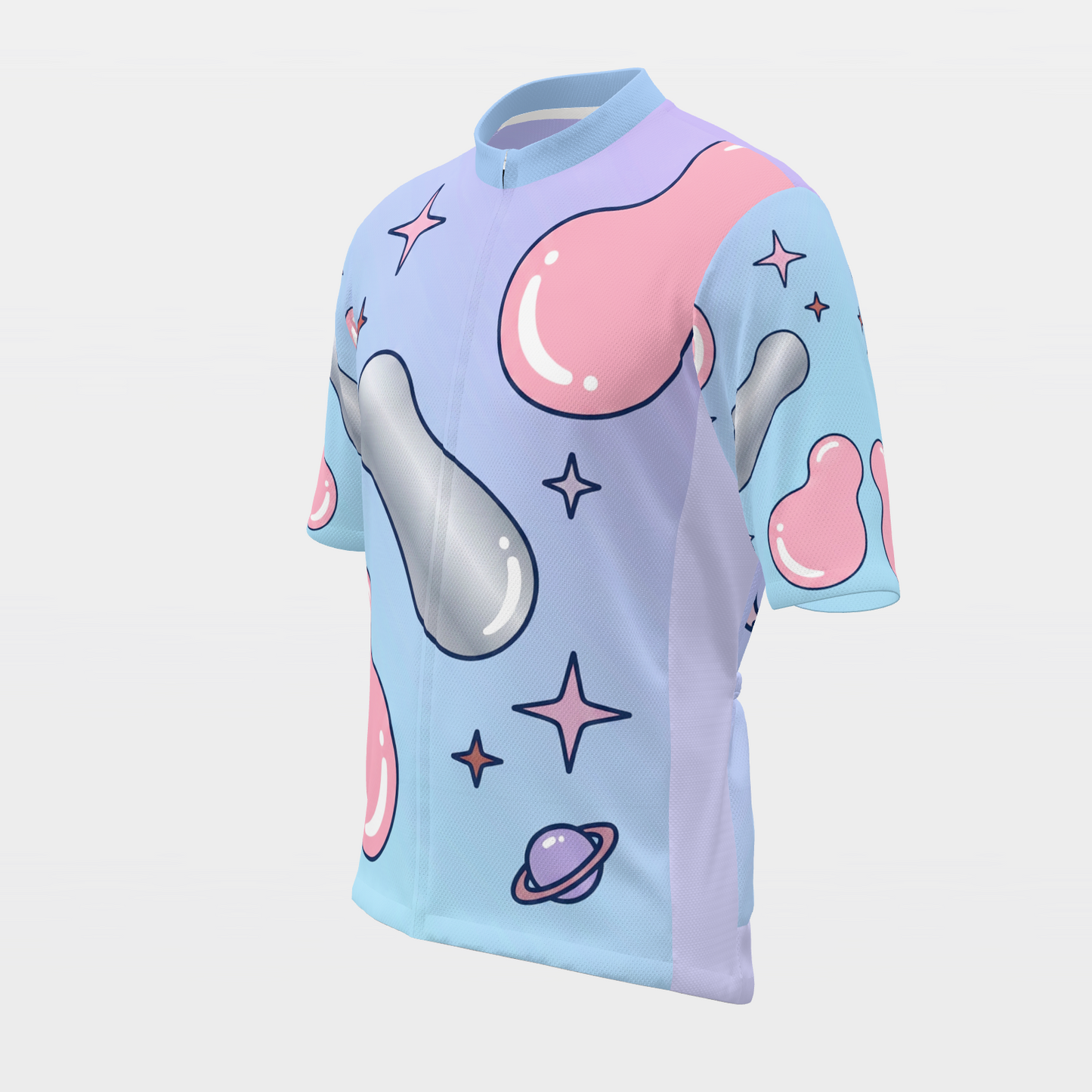 Texas Chrome Y2K Cycling Jersey – Front Left product view