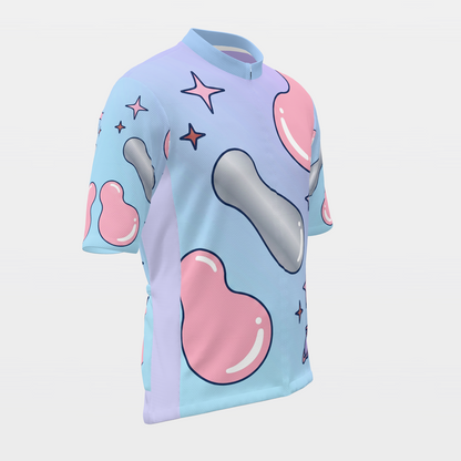 Texas Chrome Y2K Cycling Jersey – Front Right product view